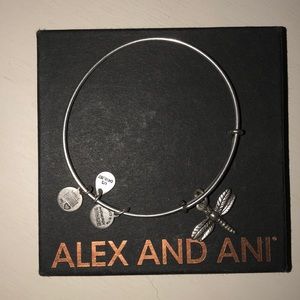 Authentic Alex and Ani dragonfly bracelet
